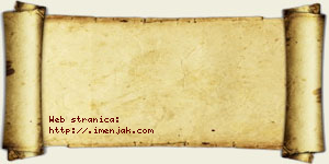 Isidor Ristić vizit kartica